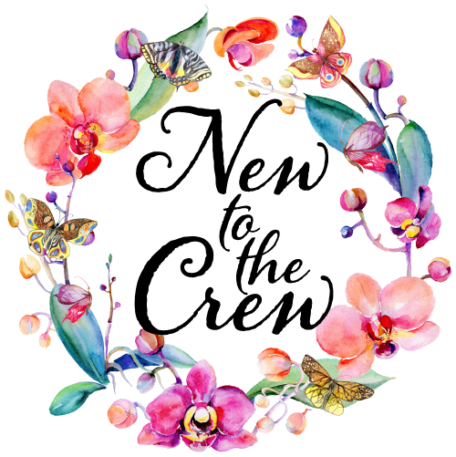 (125-02-N) Watercolor Orchid Wreath Family Custom Text