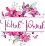 (125-02-Q) Bridal Wedding Party Watercolor Orchid Custom Text