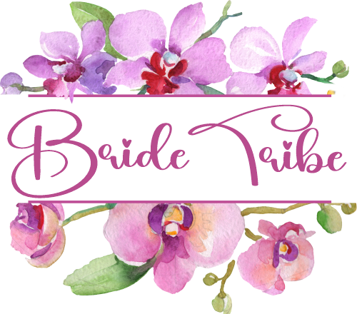 (125-02-R) Bridal Wedding Party Watercolor Orchid Custom Text