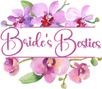 (125-02-R) Bridal Wedding Party Watercolor Orchid Custom Text