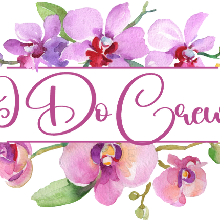 (125-02-R) Bridal Wedding Party Watercolor Orchid Custom Text