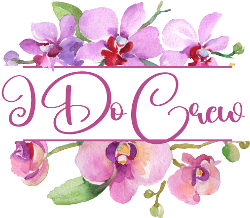 (125-02-R) Bridal Wedding Party Watercolor Orchid Custom Text