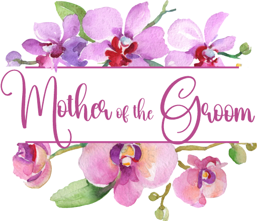 (125-02-R) Bridal Wedding Party Watercolor Orchid Custom Text
