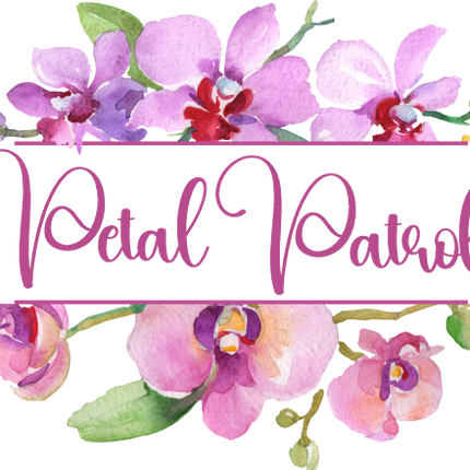 (125-02-R) Bridal Wedding Party Watercolor Orchid Custom Text