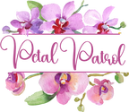 (125-02-R) Bridal Wedding Party Watercolor Orchid Custom Text