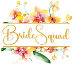 (125-02-S) Bridal Wedding Party Watercolor Orchid Custom Text