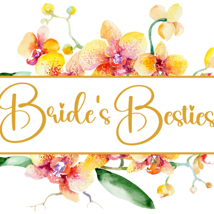 (125-02-S) Bridal Wedding Party Watercolor Orchid Custom Text
