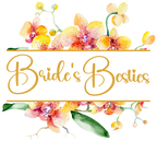 (125-02-S) Bridal Wedding Party Watercolor Orchid Custom Text