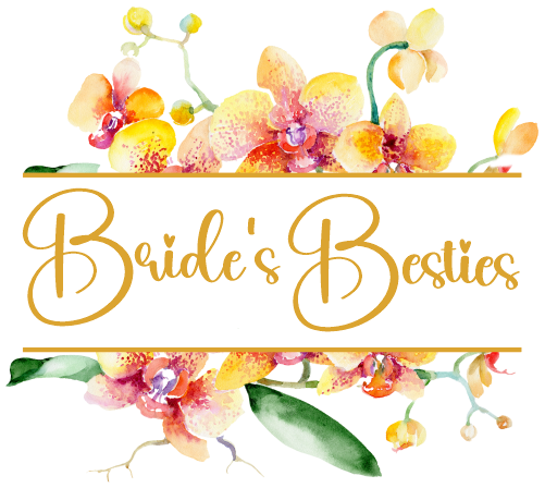 (125-02-S) Bridal Wedding Party Watercolor Orchid Custom Text