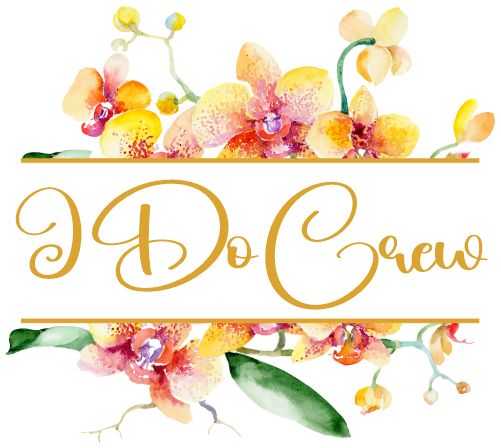 (125-02-S) Bridal Wedding Party Watercolor Orchid Custom Text