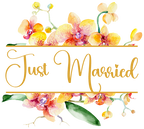 (125-02-S) Bridal Wedding Party Watercolor Orchid Custom Text