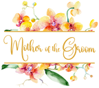 (125-02-S) Bridal Wedding Party Watercolor Orchid Custom Text