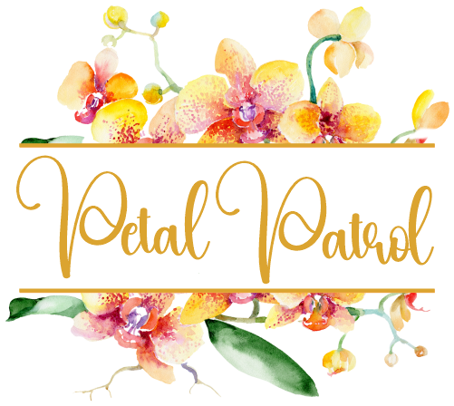 (125-02-S) Bridal Wedding Party Watercolor Orchid Custom Text