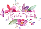(125-02-T) Bridal Wedding Party Watercolor Orchid Custom Text