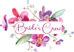 (125-02-T) Bridal Wedding Party Watercolor Orchid Custom Text