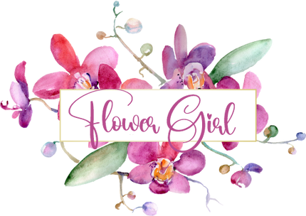 (125-02-T) Bridal Wedding Party Watercolor Orchid Custom Text