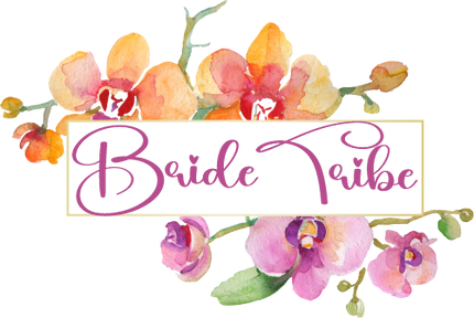 (125-02-U) Bridal Wedding Party Watercolor Orchid Custom Text