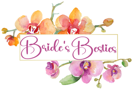(125-02-U) Bridal Wedding Party Watercolor Orchid Custom Text