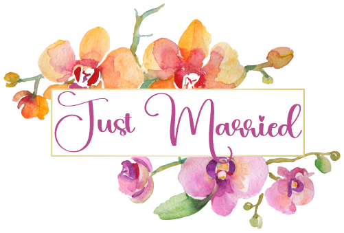 (125-02-U) Bridal Wedding Party Watercolor Orchid Custom Text