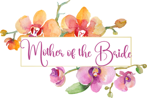 (125-02-U) Bridal Wedding Party Watercolor Orchid Custom Text