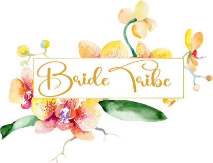 (125-02-V) Bridal Wedding Party Watercolor Orchid Custom Text