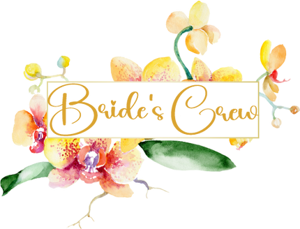 (125-02-V) Bridal Wedding Party Watercolor Orchid Custom Text