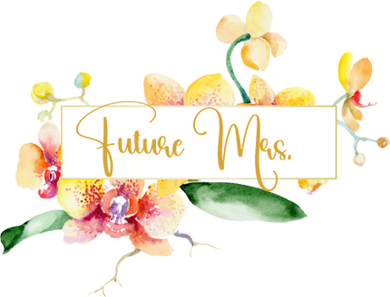 (125-02-V) Bridal Wedding Party Watercolor Orchid Custom Text