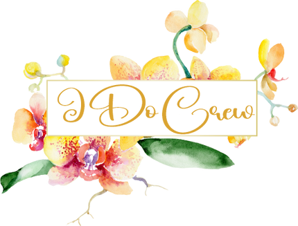 (125-02-V) Bridal Wedding Party Watercolor Orchid Custom Text