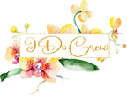 (125-02-V) Bridal Wedding Party Watercolor Orchid Custom Text
