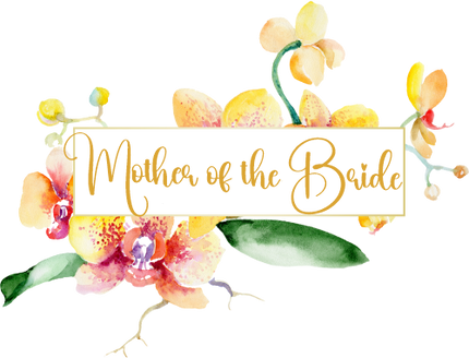 (125-02-V) Bridal Wedding Party Watercolor Orchid Custom Text