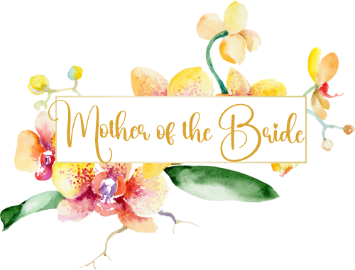 (125-02-V) Bridal Wedding Party Watercolor Orchid Custom Text