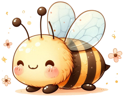 (s126-1-2D) Cute Baby Bumblebee Bumble Bee