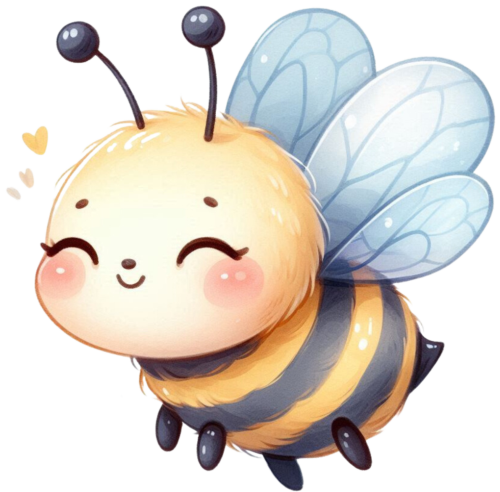 (s126-1-2F) Cute Baby Bumblebee Bumble Bee