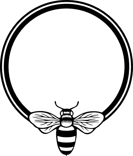 (s126-2D) Queen Bee Honeybee Frame