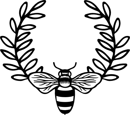 (s126-2E) Queen Bee Honeybee Bee Frame