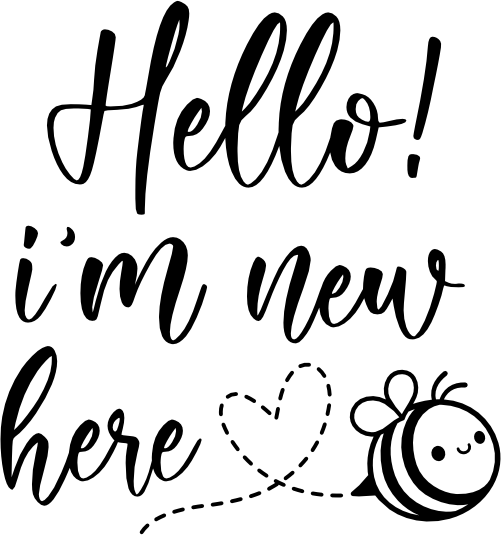 (s126-3) Hello! I'm New Here Baby Bumblebee