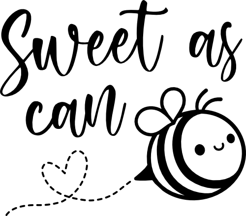 (s126-3) Sweet as Can Bee Baby Bumblebee