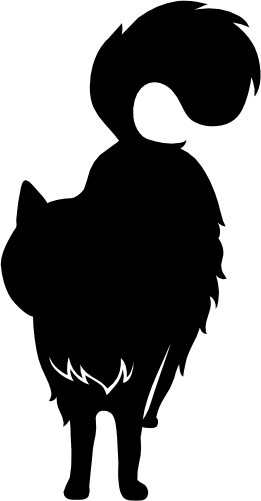 (s012-1-2H) Cat Kitty Silhouette