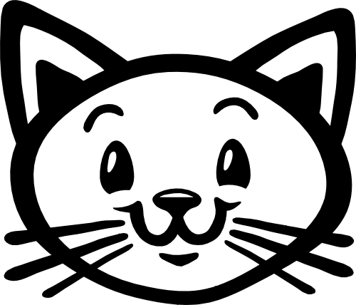 (s012-K2) Cute Cat Kitty Face