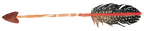 (s013-1-T) Watercolor Arrows Set or Single
