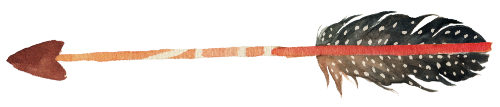 (s013-1-T) Watercolor Arrows Set or Single