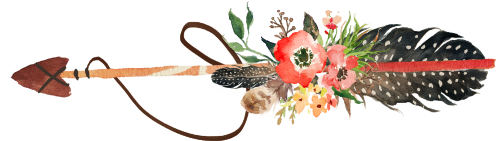 (s013-1-T) Watercolor Arrows Set or Single
