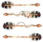 (s013-1-U) Watercolor Arrows Set or Single