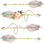 (s013-1-V) Watercolor Arrows Set or Single