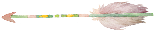 (s013-1-V) Watercolor Arrows Set or Single