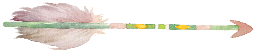 (s013-1-V) Watercolor Arrows Set or Single