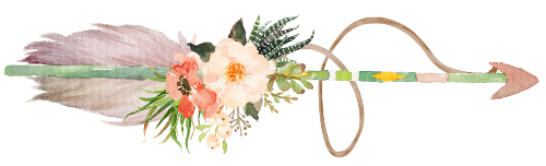 (s013-1-V) Watercolor Arrows Set or Single