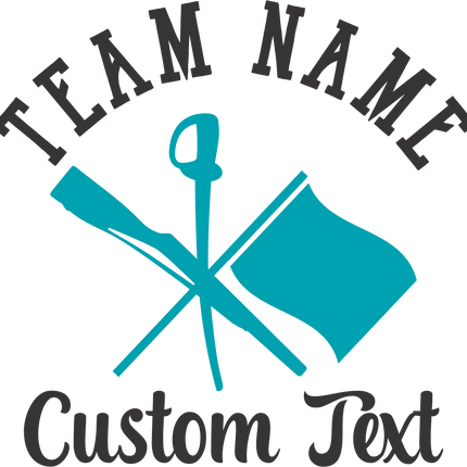 (131-04-A) Team Name Winter Guard Custom Text