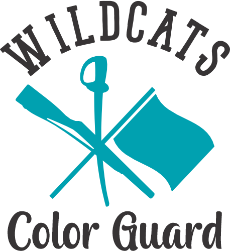 (131-04-A) Team Name Color Guard Colorguard Custom Text
