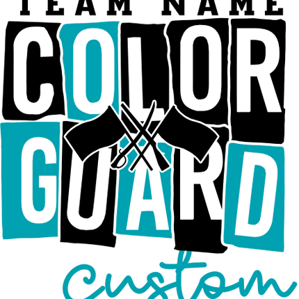 (131-04-D) Color Guard Colorguard Team Custom